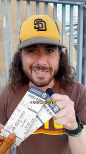 The @padres home opener is tomorrow and your go to guy has renewed his  season tickets! Same great section, same great experience! If we have done  business in the past, comment below