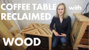 For an 8' table, you can seat about 8 people. Diy Rustic Coffee Table W Reclaimed Wood Youtube