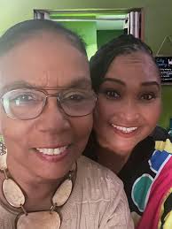 As the George Wallace show closed last night I saw this amazing person  walking towards the stage! I said to myself “That can't be Mae Mae  (Muhammad Ali's daughter!) As she got