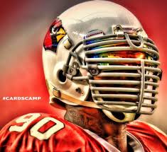 First Post On Pintrest Throwback To A Couple Years Ago Of Our Badass Mask We Built For Dockett Of The Arizona Cardinals Bamasks Com Em 2020 Futebol Americano Futebol