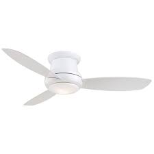 4.4 out of 5 stars, based on 10 reviews 10 ratings current price $324.95 $ 324. Minka Aire Concept Ii 52 Led Flush Mount Ceiling Fan In White Lightsonline Com