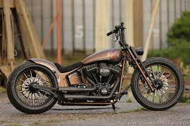 Thunderbike Custom Runner H D Softail Slim Fls Custom Umbau Harley Softail Getunte Motorrader Harley Davidson