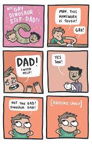 Read Heck if I know :: My Gay Dinosaur Step Dad | Tapas Comics
