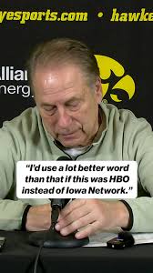 Tom Izzo doesn't sugar coat anything 😂 🙌
