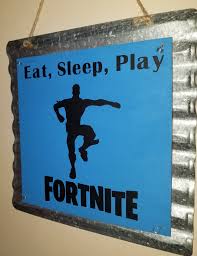 Fortnite Eat Sleep Play Sign Kids Bedroom Sign Game Room Sign Kid Room Decor Room Signs Bedroom Signs