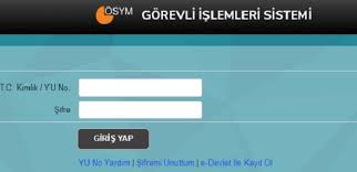 Ösym'nin resmi sitesi üzerinden yapılan duyurulara erişim için adayların ösym aday i̇şlemler sistemine (ai̇s) kişisel şifreleri ile giriş yapmaları gerekiyor. Osym Gis