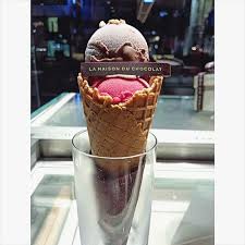 La Maison Du Chocolat Paris So Yummy Afterwork Icecream Lamaisonduchocolat Aoyama Chocolat Glaces Framboise Sorbet Chocolate Yu Food Yummy Desserts