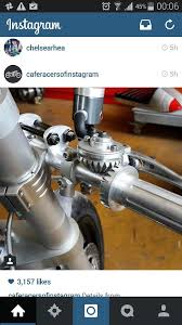 Custom Push Pull Motorcycle Throttle Bobber Motorcycle Motorcycle Design Cafe Bike