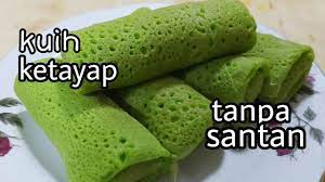 Resepi kuih ketayap, kuih tradisional, juadah istimewa untuk berbukak puasa, macam mana boleh dapat nama ketayap pon tak tahu. Kuih Ketayap Sukatan Cawan Tanpa Santan Youtube