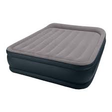 Intex Queen Deluxe Raised Pillow Rest Air Mattress Bed With Electric Air Pump Air Mattress Air Bed Mattress