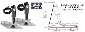 22 bennett marine retrofit kit. 9 X 12 Lenco Standard Boat Trim Tab Kit 15001 101