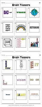 Here you can have plenty of fun with words with over 500 pages of word puzzles, games, amazing lists, and fun facts. Rebus Brain Teasers