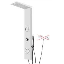 Sanlingo Aluminium Duschpaneel Wasserfall Massagedüsen