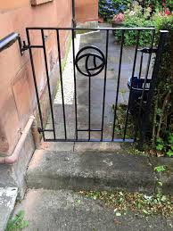 Handrails, customised for every turn and step in your garden! Blacksmiths Wrought Iron Gates Glasgow Cast Iron Gates Automatic Gates Domestic Gates