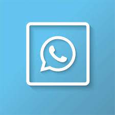 Use this telephone handset blue icon svg for crafts or your graphic Free Vector Whatsapp Blue Icon Design