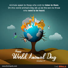 World Animal Day Pet Day Animals Of The World Animals