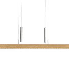 Wir führen alle farben und arten zu allen preisen Led Pendelleuchte Massivholz Asteiche L 121 O 160cm Dimmbar Wohnlicht
