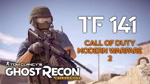 Tf 141 team uniform cosplay game call of duty costume ghost battle suit hoodies. Ghost Recon Wildlands Task Force 141 Outfits From Call Of Duty Modern Warfare 2 Youtube