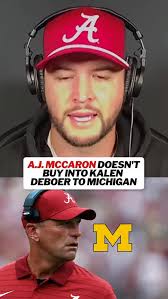 The former Alabama QB weighs in