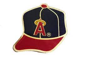 Los Angeles Angels Logo Baseball Cap Mlb Vintage Enamel Pin Etsy Angels Logo Enamel Pin Etsy Lapel Pins