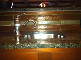 White, emerald, black, navy, brown and so on. Hammered Copper Backsplash