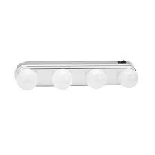 10.125 l x 5 w x 2.375 extension. Led Vanity Mirror Lights Make Up Light Super Bright 4 Led Bulbs Portable Cosmetic Mirror Light Kit Battery Powered Walmart Canada
