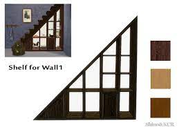 Shelf With Slots For Under The Stair Found In Tsr Category Sims 4 End Tables Sims 4 Houses Sims 4 Cc Furniture Sims House