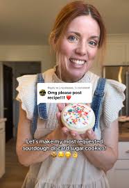 Replying to @j.nicoleeee_ Ingredients For the Cookies ⅔ cup butter,  softened (see note) ¾ cup sugar ⅓ cup sourdough starter discard 1 egg 1  teaspoon vanilla 2 ¼ cup all purpose flour 1 teaspoon baking ...