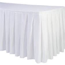 Shindigz Accordion Polyester Table Skirt White Walmart Com Table Skirt Tulle Table Skirt Comfy Living Room Furniture