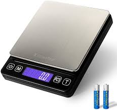 Maybe you would like to learn more about one of these? Amazon Com Kitchentour Digital Kitchen Scale 3000g 0 1g High Accuracy Precision Multifunction Food Meat Scale With Back Lit Lcd Display Batteries Included Industrial Scientific