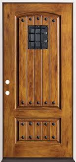 What is a pre finished door? Cheap Rustic Pre Finished Fiberglass Prehung Door Unit With Speakeasy Clavos