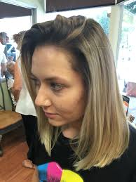 Grown Out Roots Colored Darker With Highlights And Lowlights For A Natural But Noticeable Blonde Contrast Beauty Bob Hairstyles Hair
