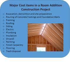 Sheds or other smaller additions are oftentimes taken on as diy projects, resulting in much lower addition costs. Here S The Baker S Dozen List Of Major Cost Items To Consider When Estimating Room Addition Costs Http Www Room Additions Home Addition Room Addition Cost