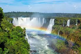 Paraguay is also a landlocked country. Iguazu Falls On The Border Of Argentina Brazil And Paraguay Stock Photo Picture And Royalty Free Image Image 45050403