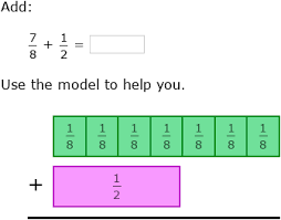 I think that the easiest way is probably (1) to convert to improper fractions, (2) then get a common denominator, (3) add or subtract, (4) reduce, and finally. Ixl Add Fractions With Unlike Denominators Using Models 5th Grade Math