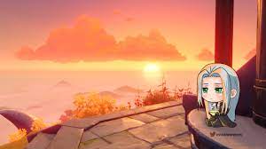 Kyuubi's Art — Sephiroth found himself a very nice spot in Liyue...