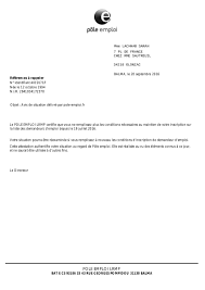The agency employs 45,000 civil servants. Avis De Situation Par Pole Emploi Fichier Pdf