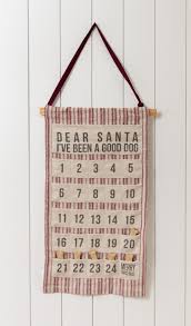 Got lots of old, patterned dress shirts on your hands? Wall Countdown Good Dog Dog Advent Calendar Fabric Advent Calendar Diy Christmas Decorations Easy