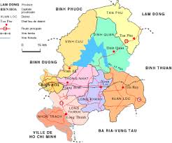 Latitude and longitude of administrative region of tỉnh đồng nai. South Vietnam Provinces Enlarged