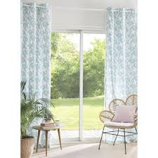 Rideau A œillet En Coton Imprime Tropical 110x250 Sur Maisons Du Monde Piochez Parmi Nos Meubles Et Objets De Rideaux Oeillets Decoration Appartement Rideaux