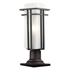 Shop Avery Home Lighting Contemporary Outdoor Pier Mount Light Overstock 8642092