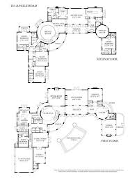8 000 Square Foot Palm Beach Mansion Main And Upper Level Floor Plans Address 251 Jungle Rd Beach Mansion Mansion Floor Plan Luxury House Plans