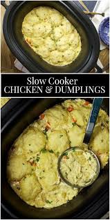 Slow Cooker Chicken And Dumplings Recipe Slow Cooker Chicken Dumplings Slow Cooker Chicken Dumpling Recipe