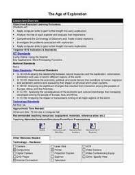 An overview of the beginning of the age of exploration. Age Of Exploration Lesson Plans Worksheets Lesson Planet