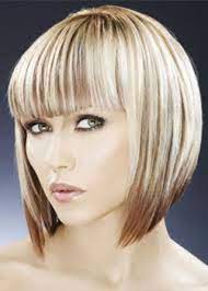 dark blond haarschnitt haarschnitt bob konkave frisur