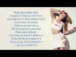 Lyrics © sony/atv music publishing llc, downtown music publishing somewhen in the song she becomes a black widow and weavs her web around him to destroy him with her love, i think. Iggy Azalea Black Widow Lyrics Ft Rita Ora Youtube Black Widow Lyrics Music Video Song Widow