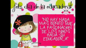 Dia de la educadora de parvulos. B 0ynxcetip Tm