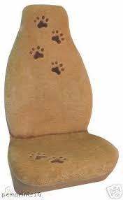 Stock her wardrobe with everything she loves to wear. Kitty Cat Paw Prints Seat Covers Tan Color Cute 15686021