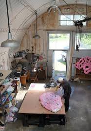 P The Quonset Hut Is Made Of 1 4 Inch Corrugated Steel And Stands 30 Feet Tall At Its Peak P Quonset Hut Quonset Hut Homes Quonset Homes