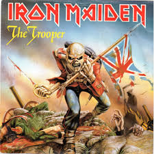 Metal Band Iron Maiden Album Cover The Trooper Iron Maiden Albums Iron Maiden Posters Iron Maiden The Trooper
